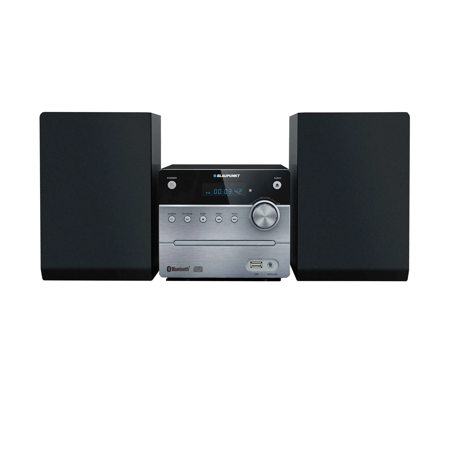 Аудио система Blaupunkt MS12BT, с Bluetooth, CD/MP3/USB/AUX, 30 W