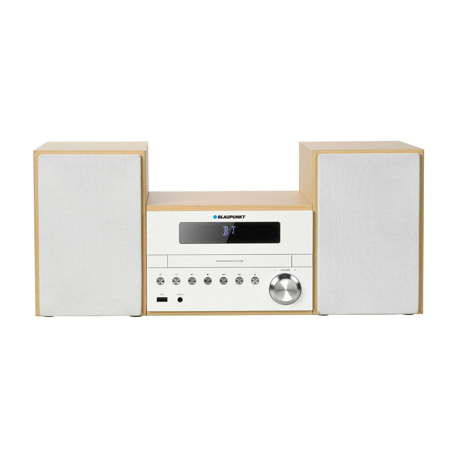 Аудио система Blaupunkt MS45BT, с Bluetooth, CD/MP3/USB/AUX, с часовник, 300 W
