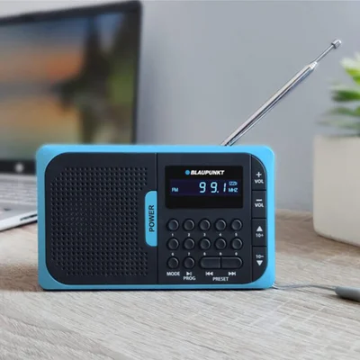 Радио Blaupunkt PR5BL, портативно, USB, MicroSD, 1 W