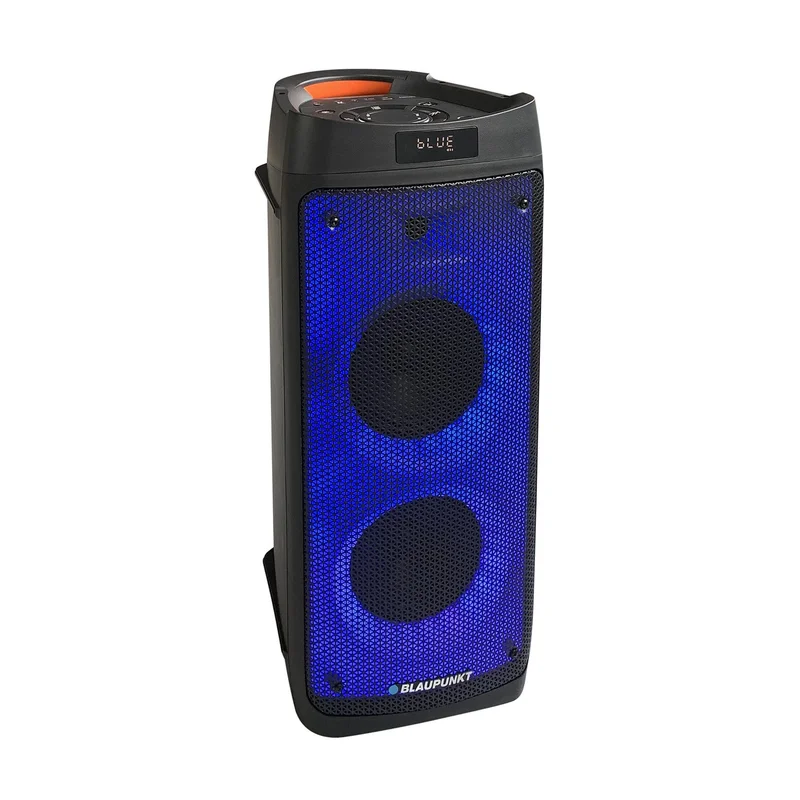 Тонколона Blaupunkt PB06DB, FM радио, USB/SD/AUX, 500 W, с 2 безжични микрофона