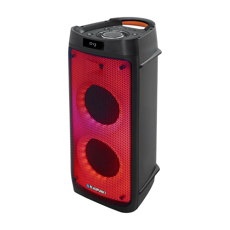 Тонколона Blaupunkt PB06DB, FM радио, USB/SD/AUX, 500 W, с 2 безжични микрофона