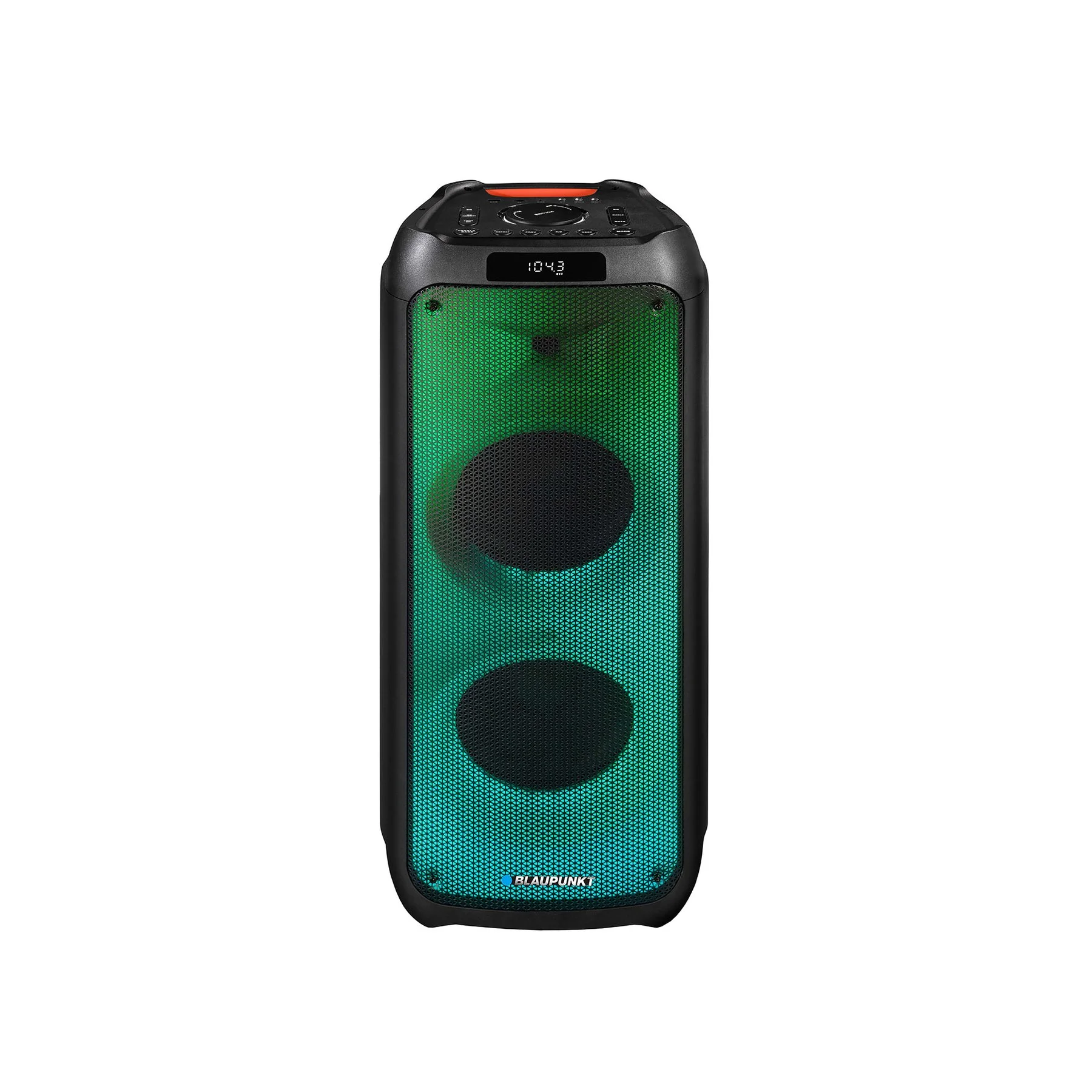 Тонколона Blaupunkt PB10DB, FM радио, USB/SD/AUX, 1000 W, с 2 бежични микрофона