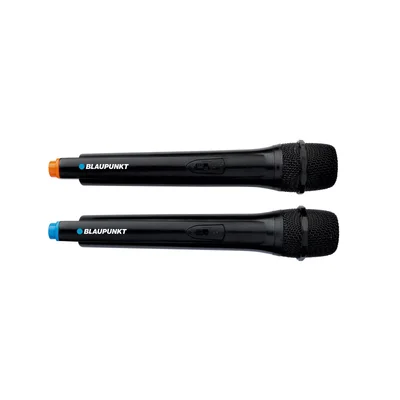 Тонколона Blaupunkt PB12DB, FM радио, USB/SD/AUX, 1600 W, с 2 бежични микрофона