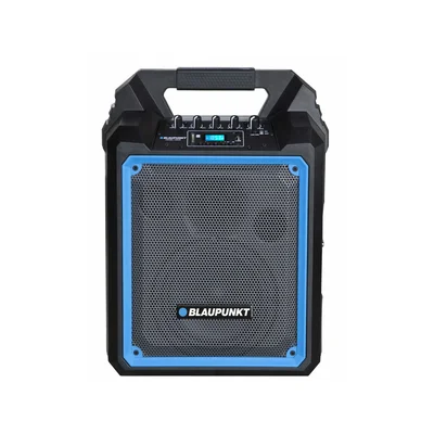 Тонколона Blaupunkt MB06, караоке, с Bluetooth, FM радио, USB/SD/AUX, 500 W, с 1 кабелен микрофон, черна