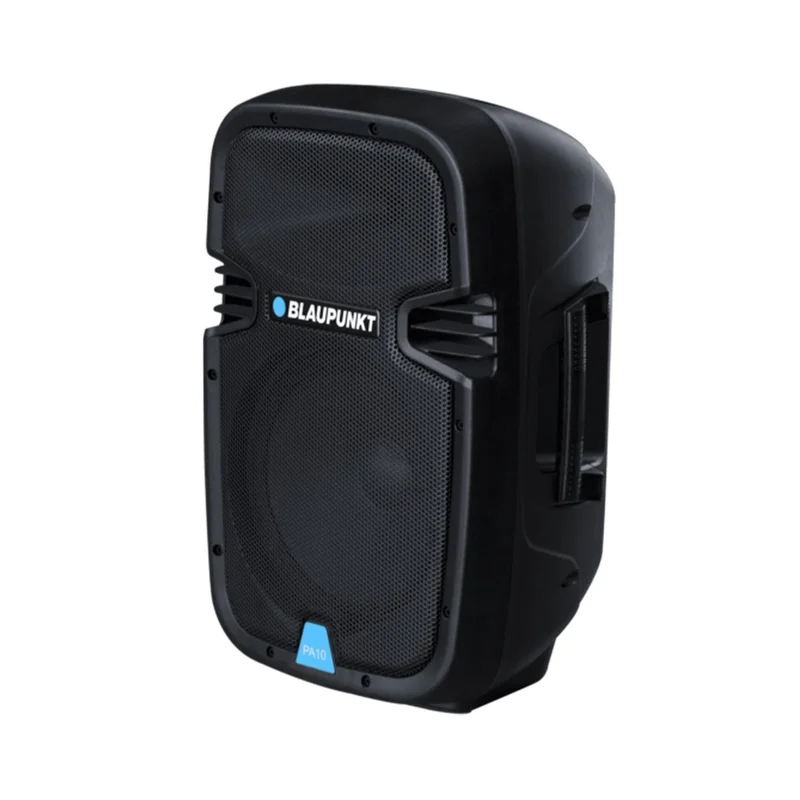 Тонколона Blaupunkt PA10, преносима, караоке, 600 W, с 1 кабелен микрофон, черна