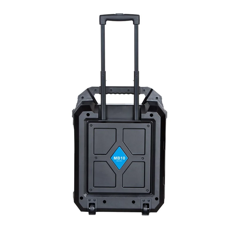 Тонколона Blaupunkt MB10, преносима, караоке, 600 W, с 1 кабелен микрофон, черна