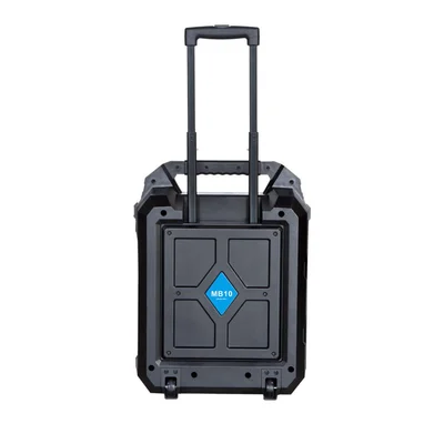 Тонколона Blaupunkt MB10, преносима, караоке, 600 W, с 1 кабелен микрофон, черна