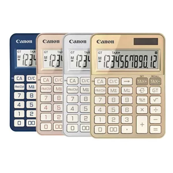 Настолен калкулатор Canon KS-125KB, 12-разряден, син