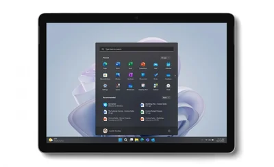 Таблет Microsoft Surface Go 4, 10.5'', Intel N200, 128 GB, 8 GB RAM, 8 MP камера, Windows 11 Pro, платина