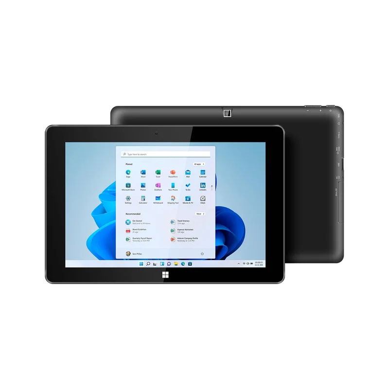 Таблет Kruger & Matz Edge, 10.1'', 256 GB, 8 GB RAM, Windows, 11 Pro, с клавиатура, IPS, Intel Celeron N4020, задна камера 2 MP