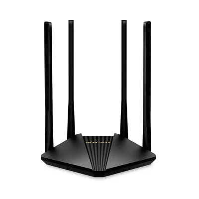 Рутер Mercusys MR30G, AC1200, безжичен, 4 антени, 2.4/5 GHz, черен