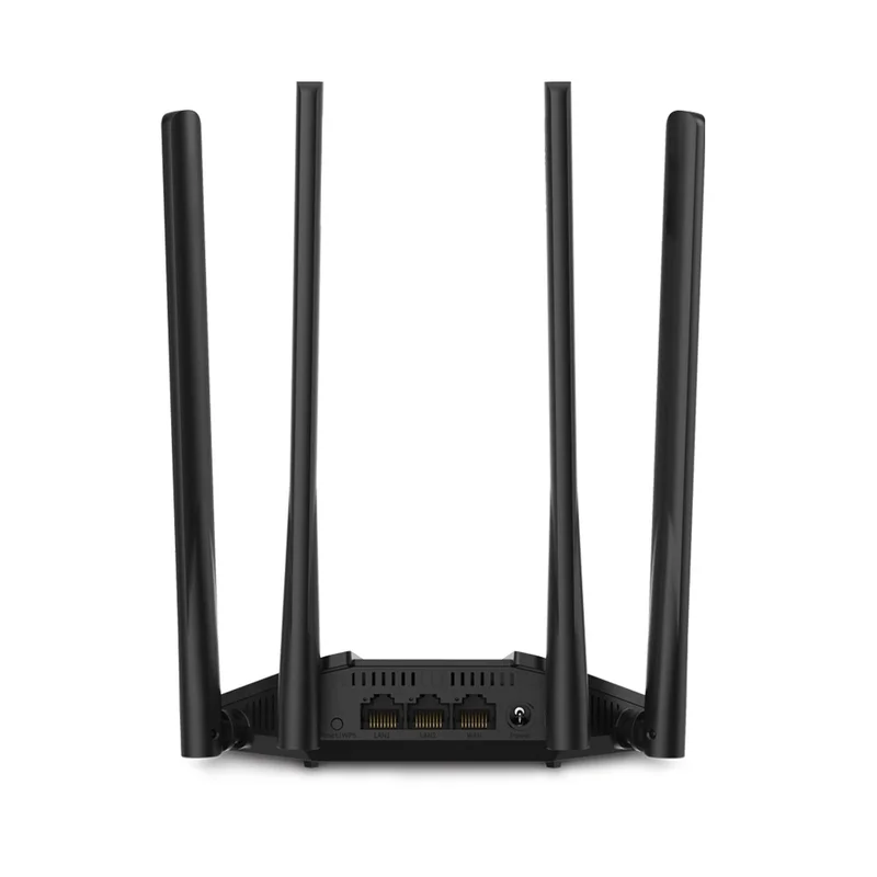 Рутер Mercusys MR30G, AC1200, безжичен, 4 антени, 2.4/5 GHz, черен