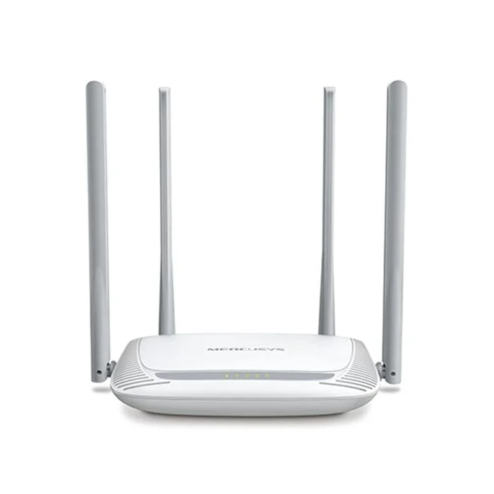 Рутер Mercusys MW325R N300, безжичен, 4 антени, 2.4 GHz, черен