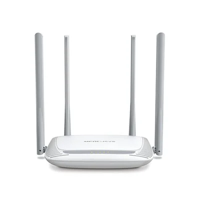 Рутер Mercusys MW325R N300, безжичен, 4 антени, 2.4 GHz, черен