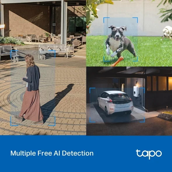 Охранителна камера Tp-Link Tapo C520WS, Pan/Tilt, 4MP, 3.2 mm, Wi-Fi, IP66