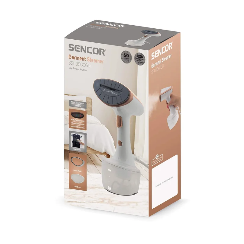 Уред за гладене Sencor с пара SSI 0860GD, 1600 W