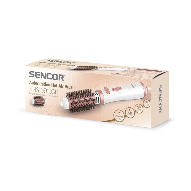 Четка за коса Sencor SHS 0910GD, електрическа, 1000 W