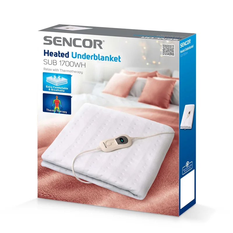 Електрическо одеяло Sencor SUB 1700WH, 60 W
