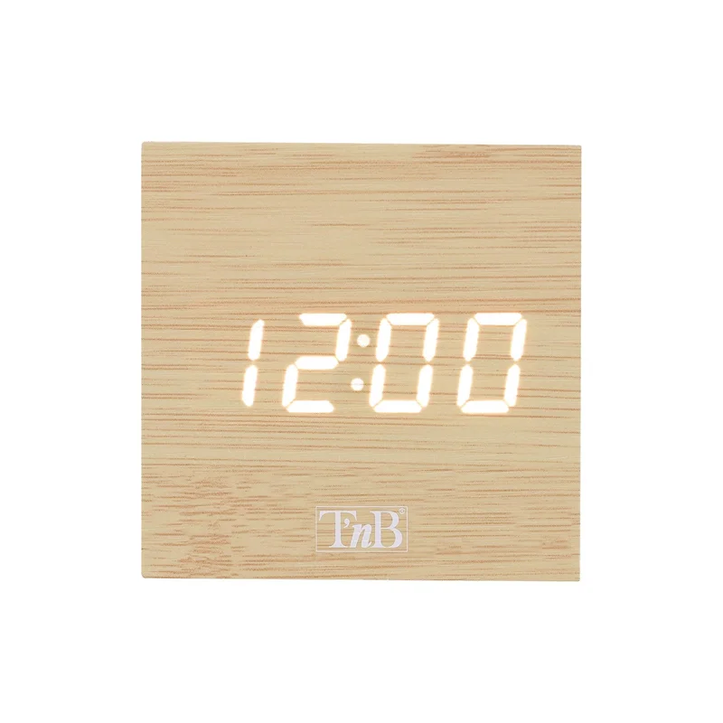 Часовник TNB Joy Cube, електронен, LED