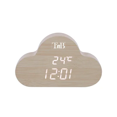 Часовник TNB Joy Cloudy, електронен, LED
