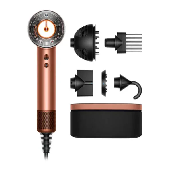 Сешоар Dyson HD16 Supersonic Nural T3/T4, сребристо-розов