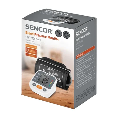 Апарат за измерване на кръвно налягане Sencor SBP 1100WH