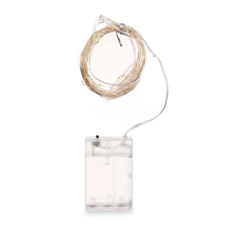 Лента Giftdecor, 100 топлобели LED диода, за вътрешна употреба