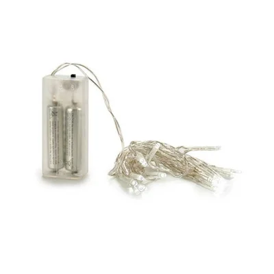 Гирлянд Giftdecor, 20 LED диода, бял