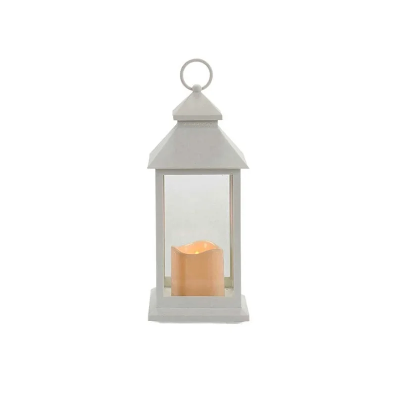 Фенер Giftdecor, голям, пластмасов, LED, асорти