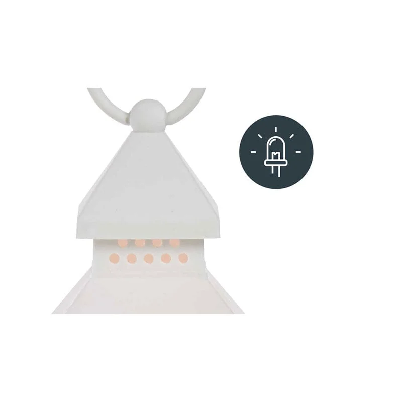 Фенер Giftdecor, малък, пластмасов, LED, асорти