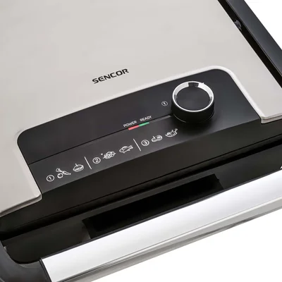 Грил преса Sencor SBG 3710SS, 2000 W