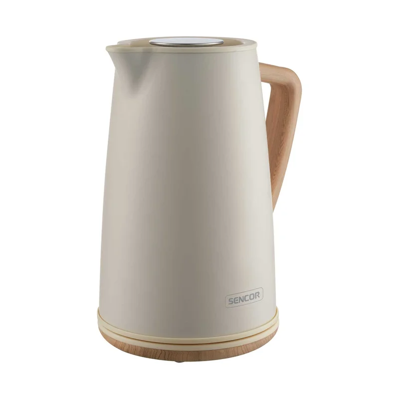 Електрическа кана за вода Sencor SWK 2717YG, 2250 W, 1.7 L, бяла