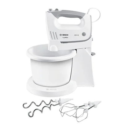 Миксер Bosch ErgoMixx MFQ36460, 450 W, бял