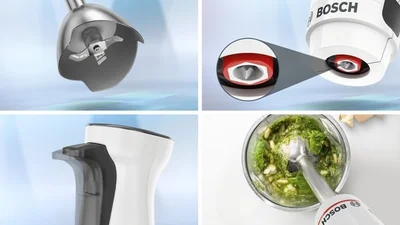 Пасатор Bosch ErgoMaster MSM4W220, серия 4, 600 W, бял