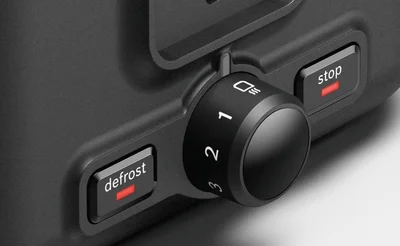 Тостер Bosch DesignLine TAT3P423, черен, 970 W