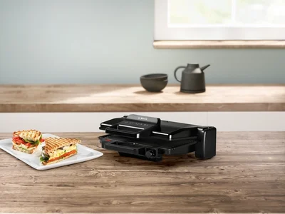 Грил Bosch TCG3323, 2000 W, черен