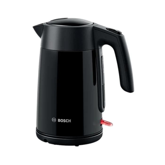 Електрическа кана за вода Bosch TWK7L463, 1.7 L, 2400 W, черна