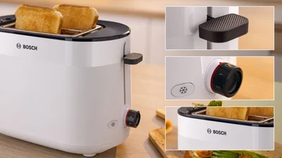 Тостер Bosch MyMoment TAT2M121, бял