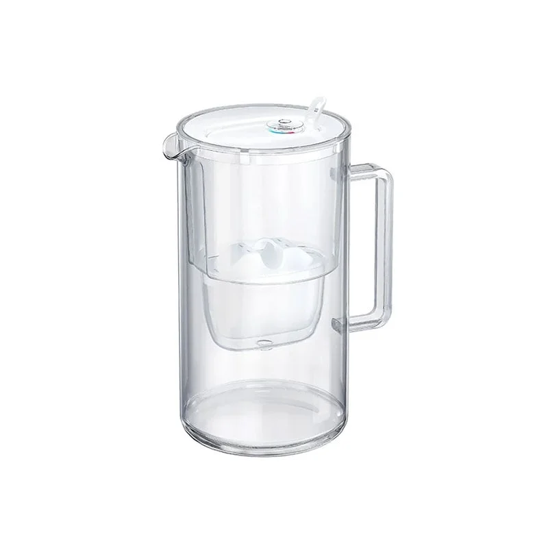 Филтрираща кана Aquaphor Glass, стъклена, 2.5 L, бяла