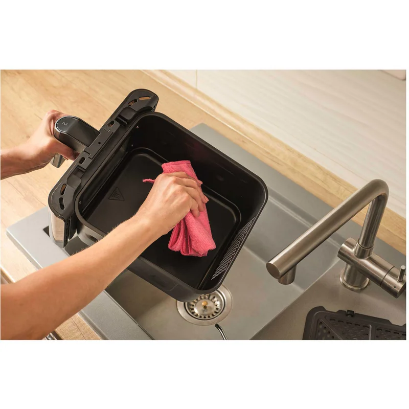 Уред за здравословно готвене Sencor Air Fryer SFR 1250BK, 2 х 5.8 L, 3000 W, черен