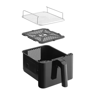 Уред за здравословно готвене Sencor Air Fryer SFR 1250BK, 2 х 5.8 L, 3000 W, черен