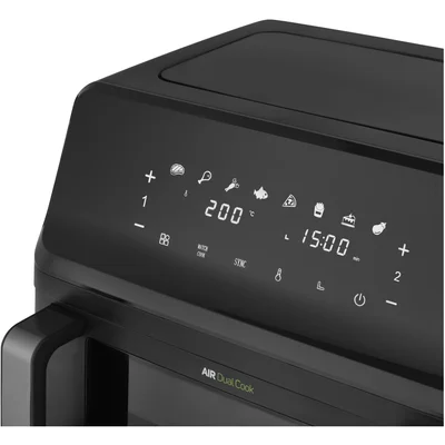 Уред за здравословно готвене Sencor Air Fryer SFR 9650BK, 2 х 4.5 L, 2700 W, черен