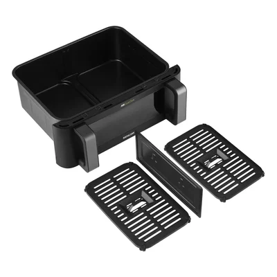 Уред за здравословно готвене Sencor Air Fryer SFR 9650BK, 2 х 4.5 L, 2700 W, черен