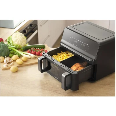 Уред за здравословно готвене Sencor Air Fryer SFR 9650BK, 2 х 4.5 L, 2700 W, черен
