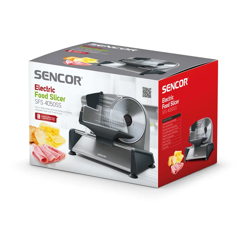 Колбасорезачка Sencor SFS 4050SS, 150 W, диск 190 mm