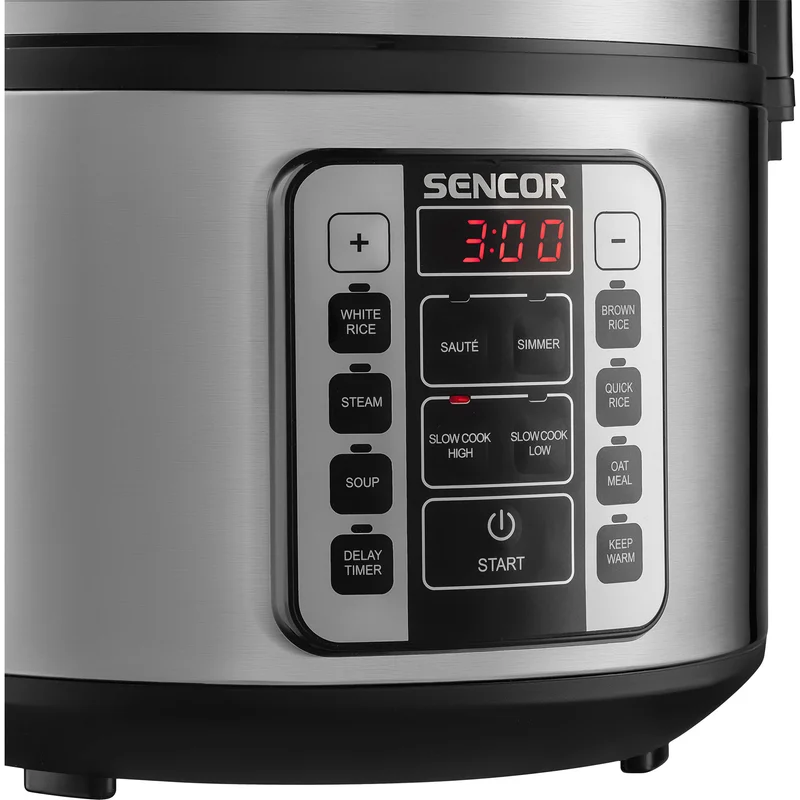 Оризоварка Sencor SRM 3151BK, 1.5 L, 700 W, с 11 програми