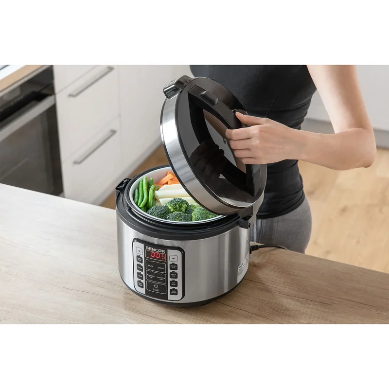 Оризоварка Sencor SRM 3151BK, 1.5 L, 700 W, с 11 програми