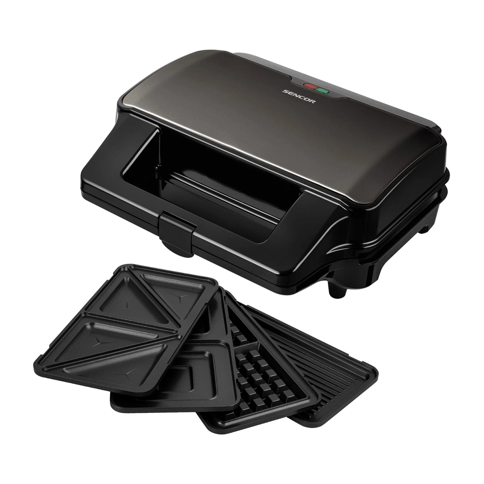 Сандвич грил преса Sencor SSM 9978BK, 4 в 1, 900 W, черен