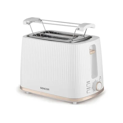 Тостер Sencor STS 7510WH, с 2 отвора, 7 степени, 930 W, бял