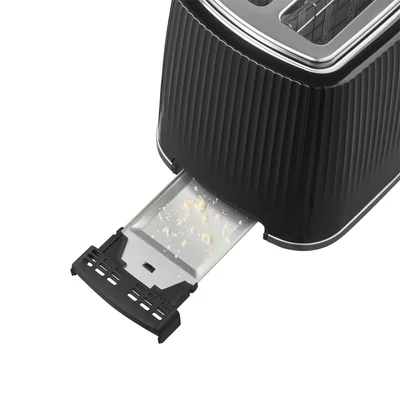 Тостер Sencor STS 7511BK, с 2 отвора, 7 степени, 930 W, черен